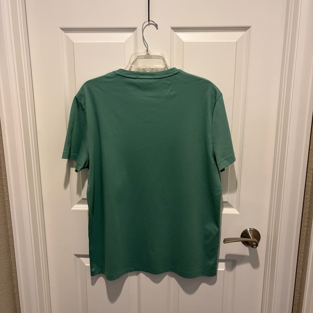 Polo by Ralph Lauren Teal Short Sleeve Custom Slim Fit Crew Tee - Picture 2 of 3